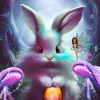 Lapin de Pâques mignon