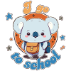 Little Koala goes to school
