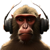 Monkey Headphone T-shirt