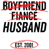Boyfriend Fiancé Husband Est 2001