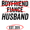 Boyfriend Fiancé Husband Est 2011