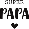 Super Papa mit Herz