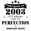 fabriquée en 2003
