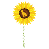 German Shepherd Sunflower Mom