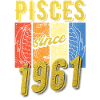 Pisces 1961 Birthday Zodiac Gift