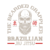 Bearded Grappler Skull Brazili | BrazilianJiuJitsu
