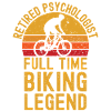 Retired psychologist biking legend