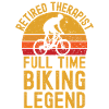 Retired therapist biking legend