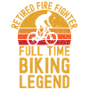 Retired fire fighter biking legend