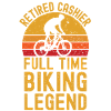 Retired cashier biking legend