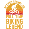 Retired technician biking legend