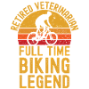 Retired veterinarian biking legend