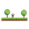 I Went Outside Once Pixel Meme
