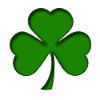 St Patrick - Trèfle - Shamrock 3D