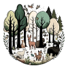 Forest animals