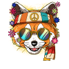60s 70s Costume Groovy Hippie