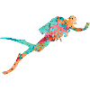 Tiefseetaucher und Taucher PopArt