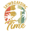 Skimboarding Time Shirt Gift