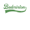 Badminton lettering