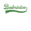 Lettrage de badminton
