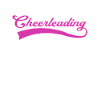 Cheerleading lettering