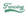 Fencing lettering