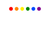 LGBTQ Regenbogen-Farbpunkte