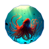 Ocean animals, beautiful octopus