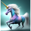 Einhorn türkis