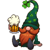 Leprechaun Gnome With Beer