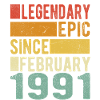 Birthday February 1991 Legendary Epic