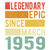 Birthday March 1959 Legendary epic