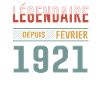 Légendaire Depuis Février 1921 Anniversaire