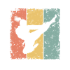 Women Taekwondo retro