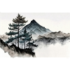 Mountain water painting