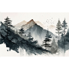Mountain water painting