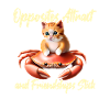 Cat on a crab - friendship