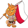 Poland Fan Cat