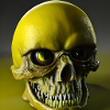 Lemon skull design