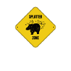 Zone d’éclaboussures d’hippopotames