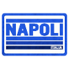 Napoli Lettering Blue Italia