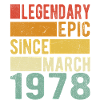 Birthday March 1978 Legendary Epic