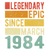 Birthday March 1984 Legendary epic