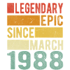 Birthday March 1988 Legendary epic