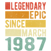Birthday March 1987 Legendary Epic