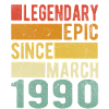 Birthday March 1990 Legendary epic