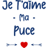 Je t'aime ma Puce