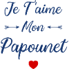 Je t'aime mon Papounet