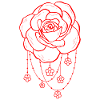 Bohemian Aesthetic Rose Soft Grunge
