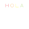 Hello in Spanish HOLA